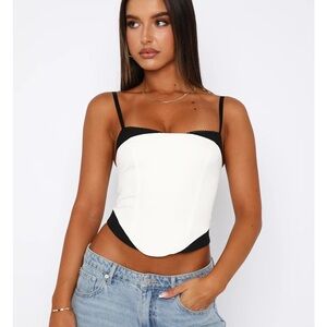 White Fox Feel the Spark Corset - NWT